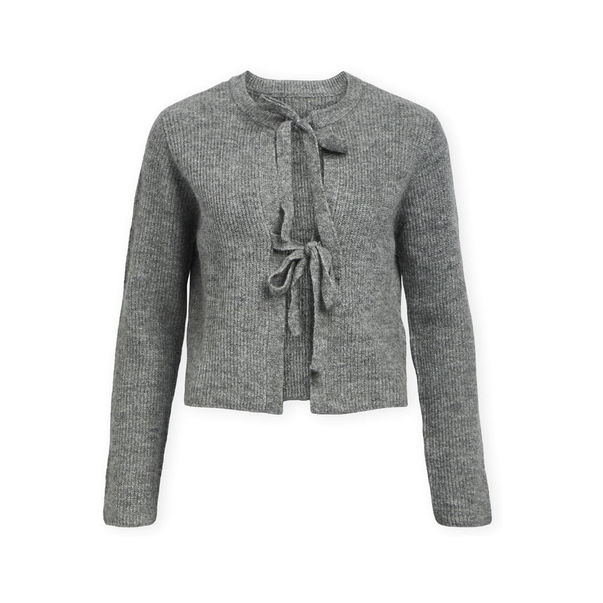 Μπουφάν / Ζακέτες Object Noos Parvi Cardigan - Medium Grey Melange