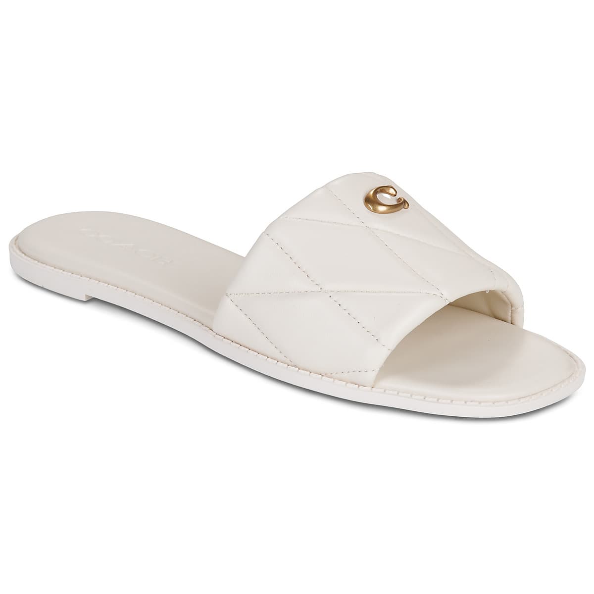 Mules Coach HOLLY QUILTED LEATHER SANDAL