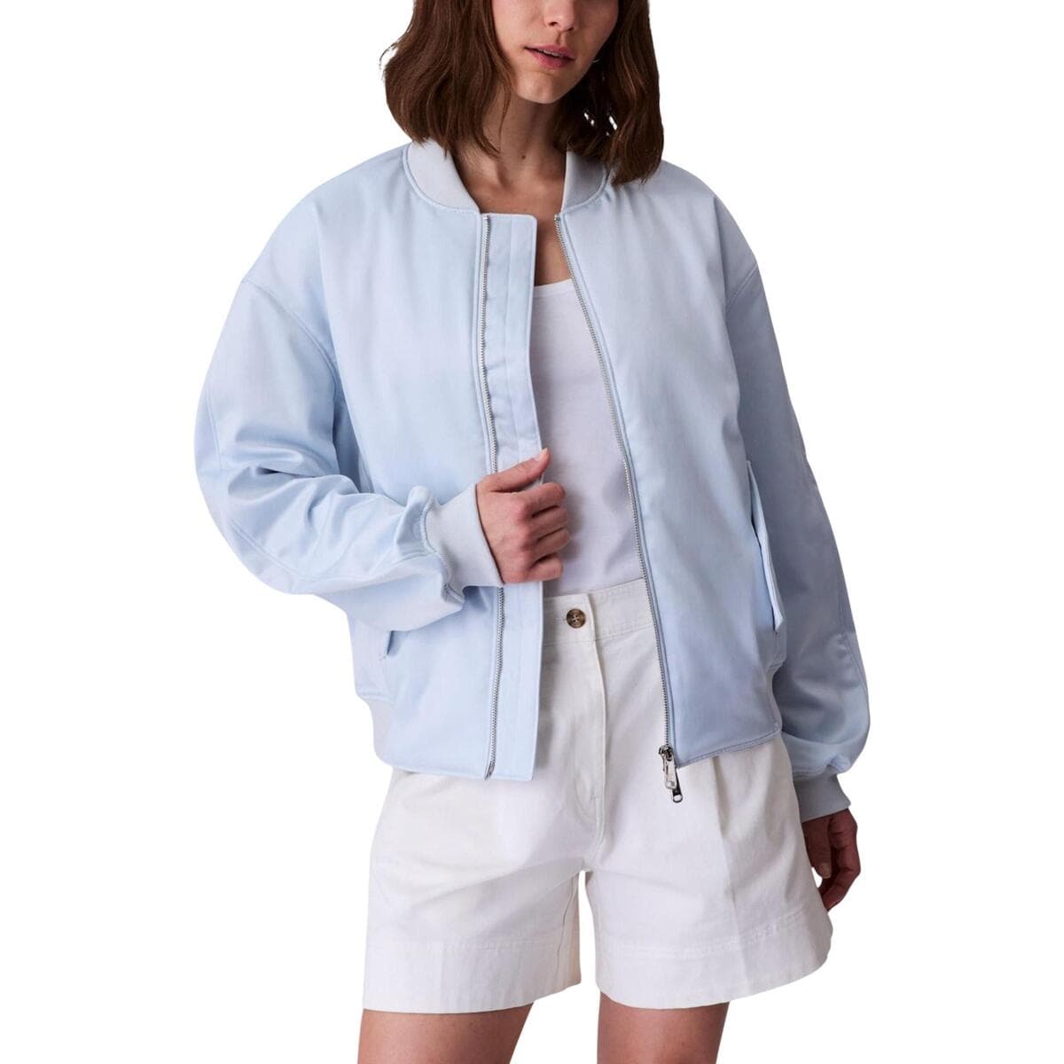 Μπουφάν Calvin Klein Jeans SATIN BOMBER LV044C530G