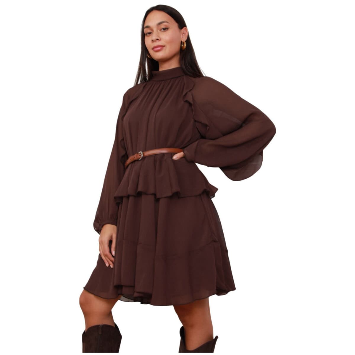 Κοντά Φορέματα La Modeuse 76724_P181727