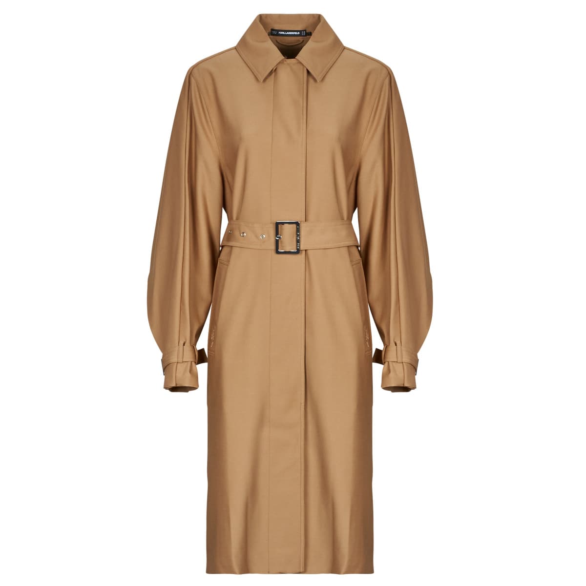 Καπαρτίνες Karl Lagerfeld PLEATED TRENCH COAT