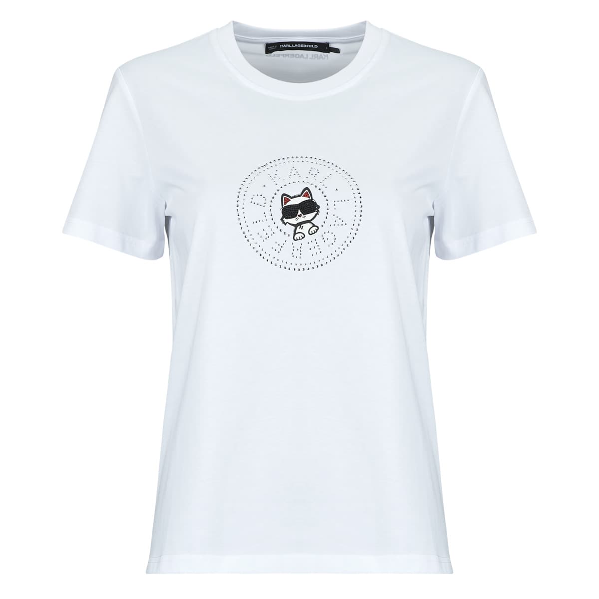 T-shirt με κοντά μανίκια Karl Lagerfeld IKON RS CIRCLE T-SHIRT