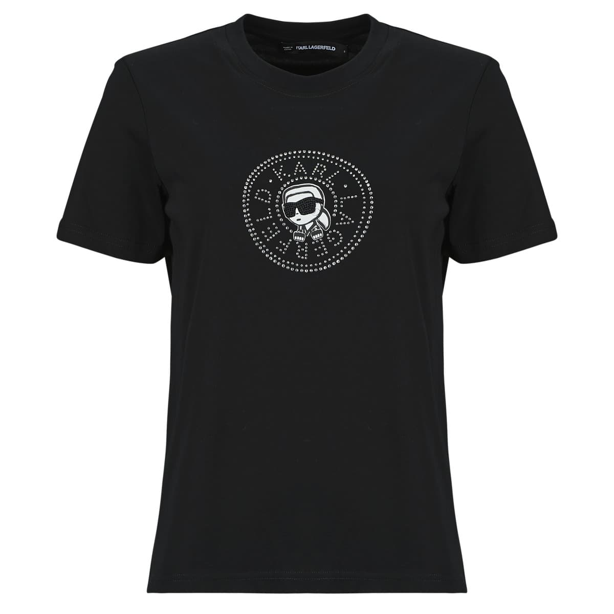 T-shirt με κοντά μανίκια Karl Lagerfeld IKON RS CIRCLE T-SHIRT