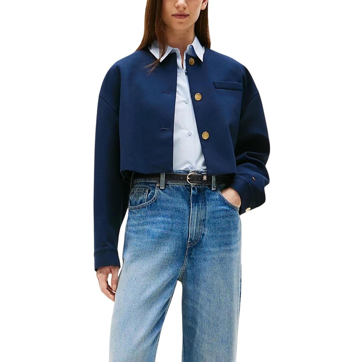 Σακάκι/Blazers Tommy Hilfiger PUNTO CROP LADY JACK WW0WW46519