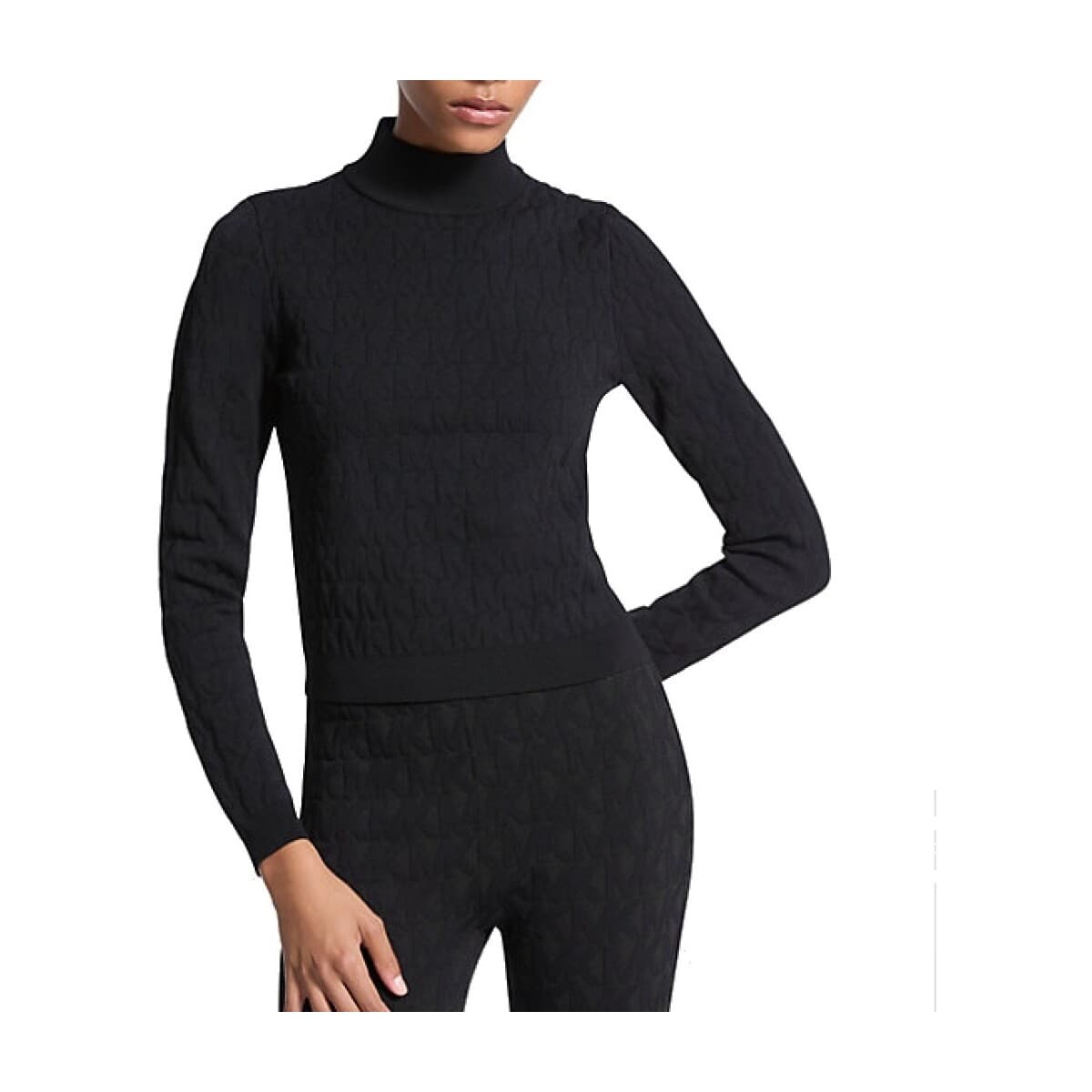 Πουλόβερ MICHAEL Michael Kors EMBOSS MK TOP LONG SLEEV