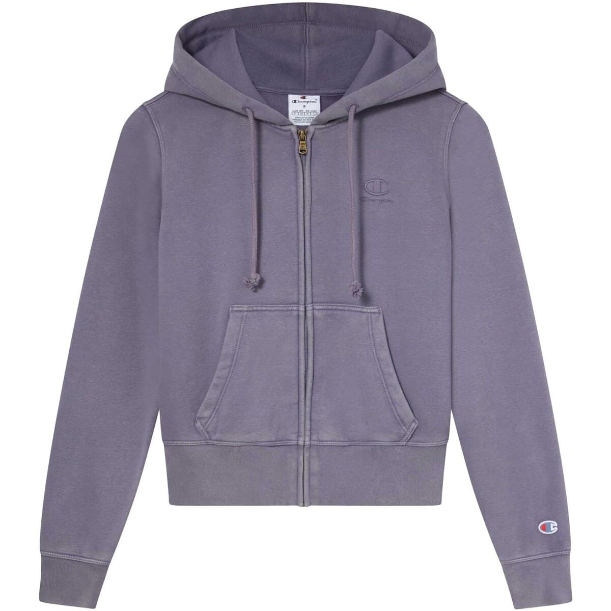 Fleece Champion Full Zip Hoodie Sweatshirt