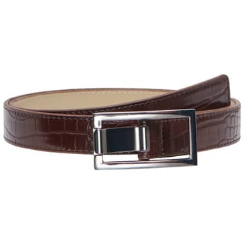 Ζώνη Only ONLASTA FAUX CROCO LEATHER BELT WOMEN