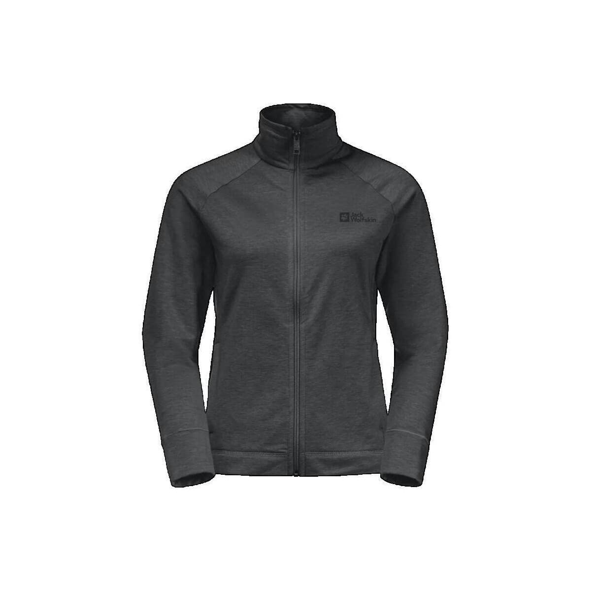 Fleece Jack Wolfskin Veste polaire Jack Wolfskin Waldsee noire