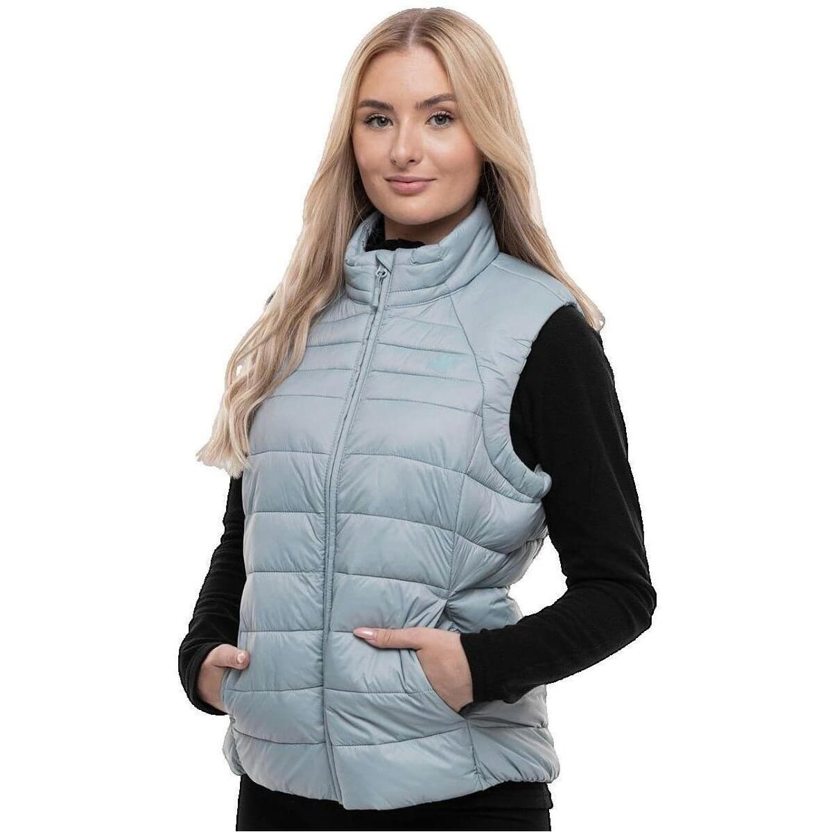 Μπουφάν / Ζακέτες 4F Gilet Matelassé Bleu