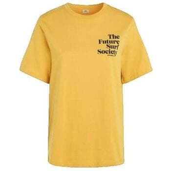 T-shirt με κοντά μανίκια O'neill T-shirt O'Neill Future Surf Society coupe régulière jaune