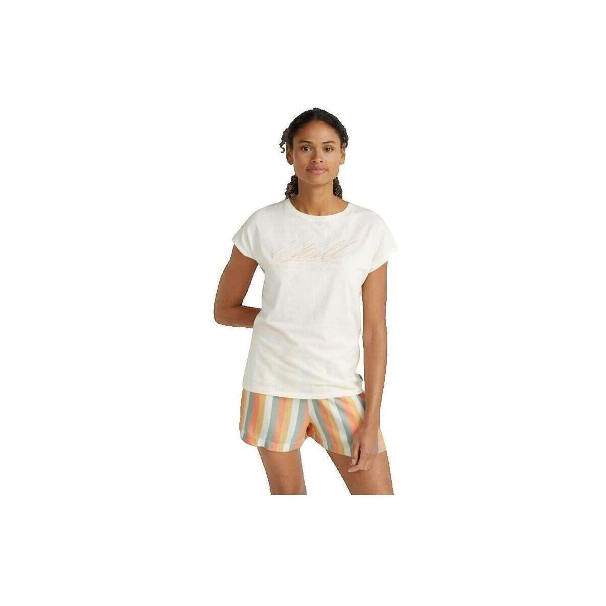 T-shirt με κοντά μανίκια O'neill T-shirt O'Neill Signature Essentials blanc