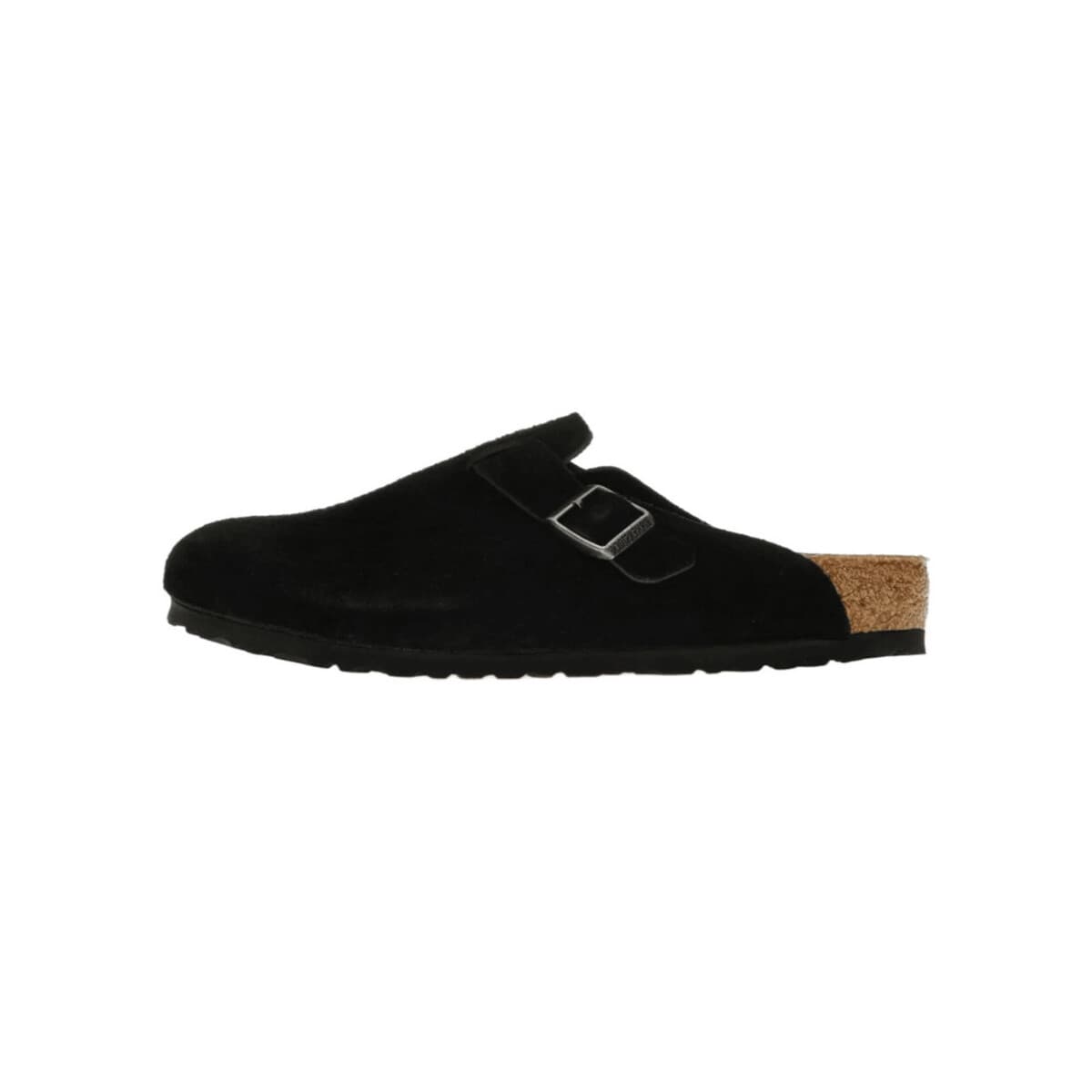 Mules BIRKENSTOCK Boston Suede Black