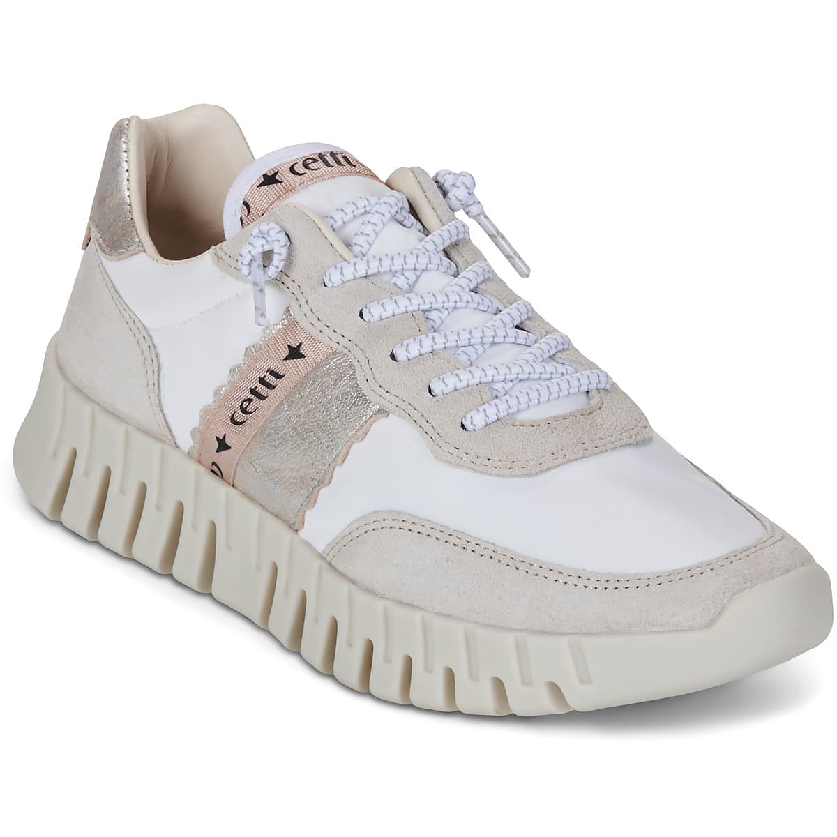 Xαμηλά Sneakers Cetti C-849-SRA-EXP-V26-ANTE-MESH-BLANCO