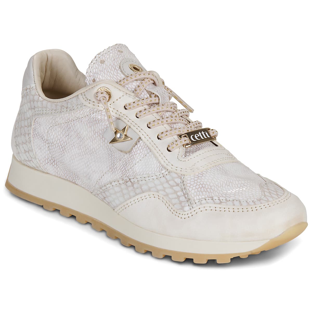Xαμηλά Sneakers Cetti C-848-SRA-V26-SNAKE-MARFIL