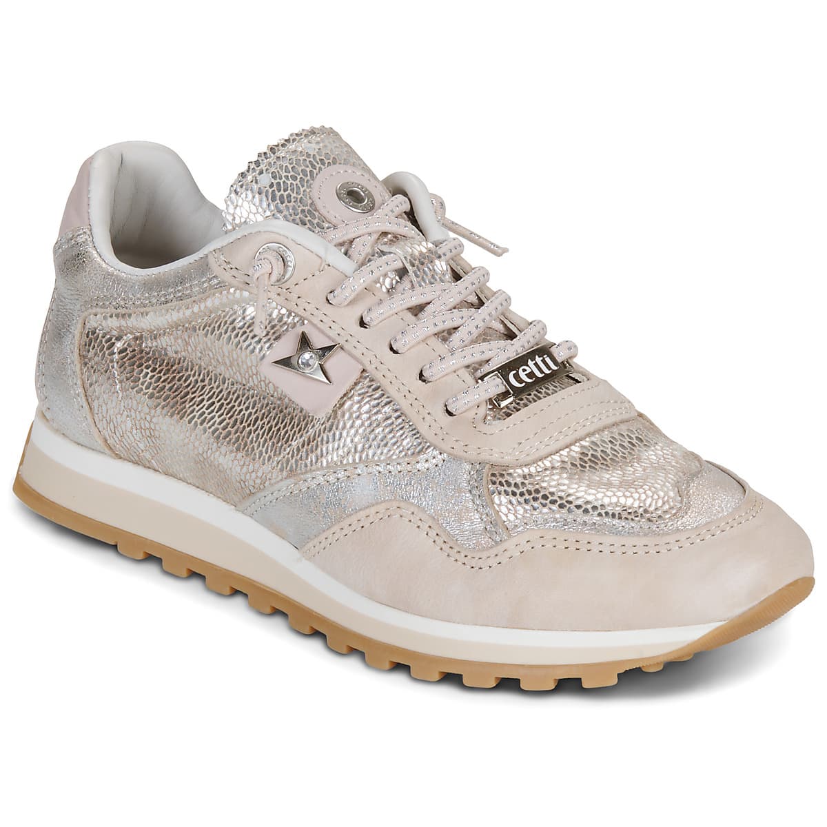 Xαμηλά Sneakers Cetti C-848-SRA-V26-SNAKE-PLATA-VIEJA