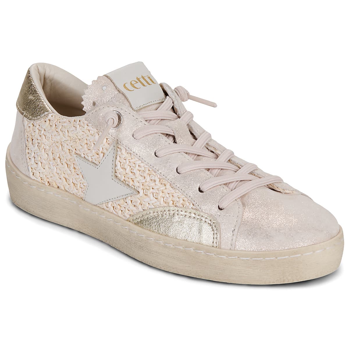 Xαμηλά Sneakers Cetti C-1342-SRA-V26-SATURNO-RAFIA-NATURAL