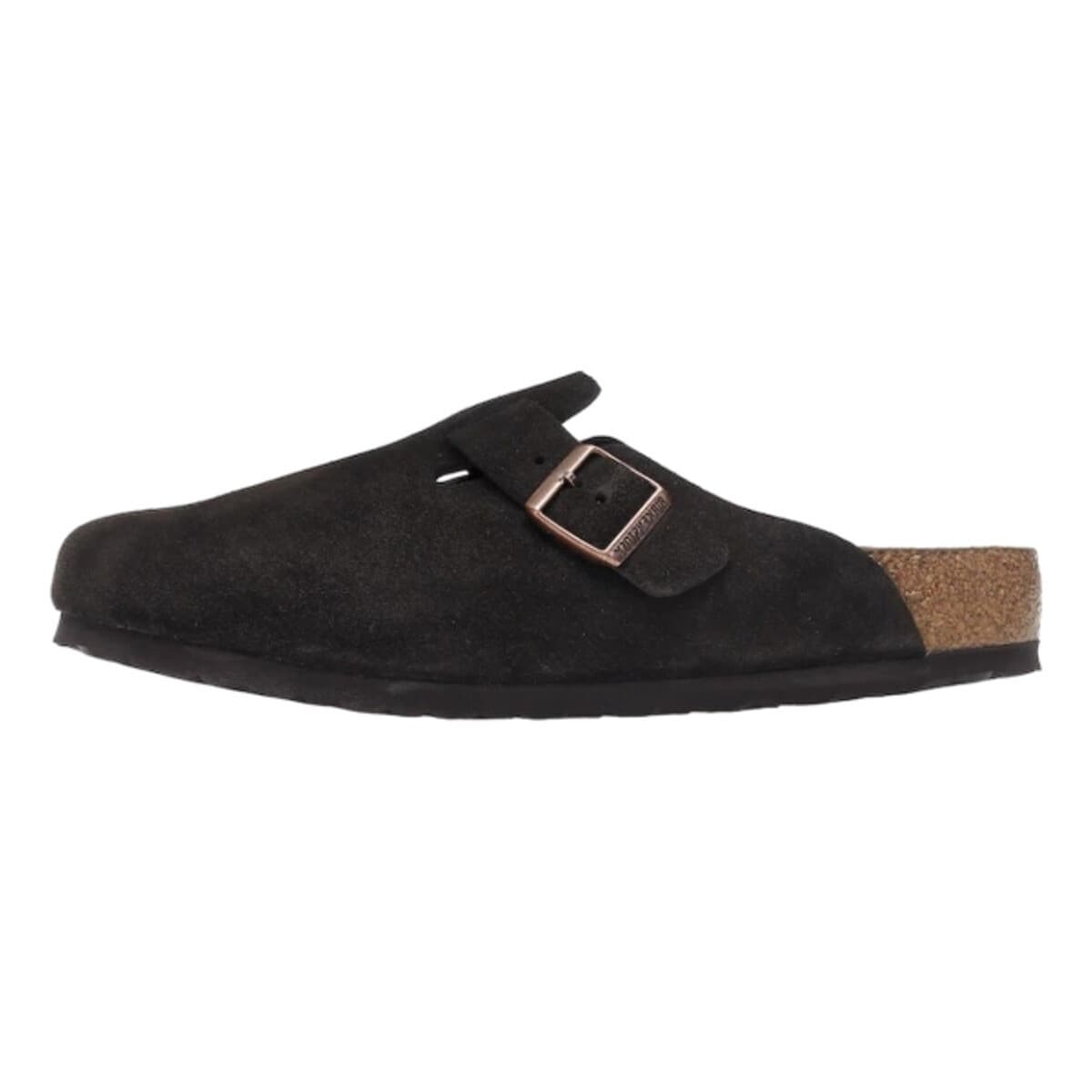Mules BIRKENSTOCK Boston Soft Footbed Suede Mocha