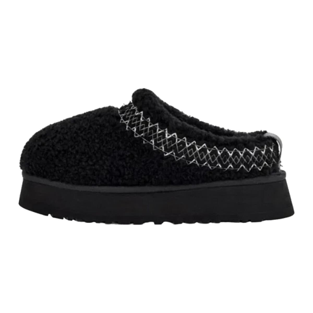 Παντόφλες UGG Tazz Slipper Heritage Braid Black