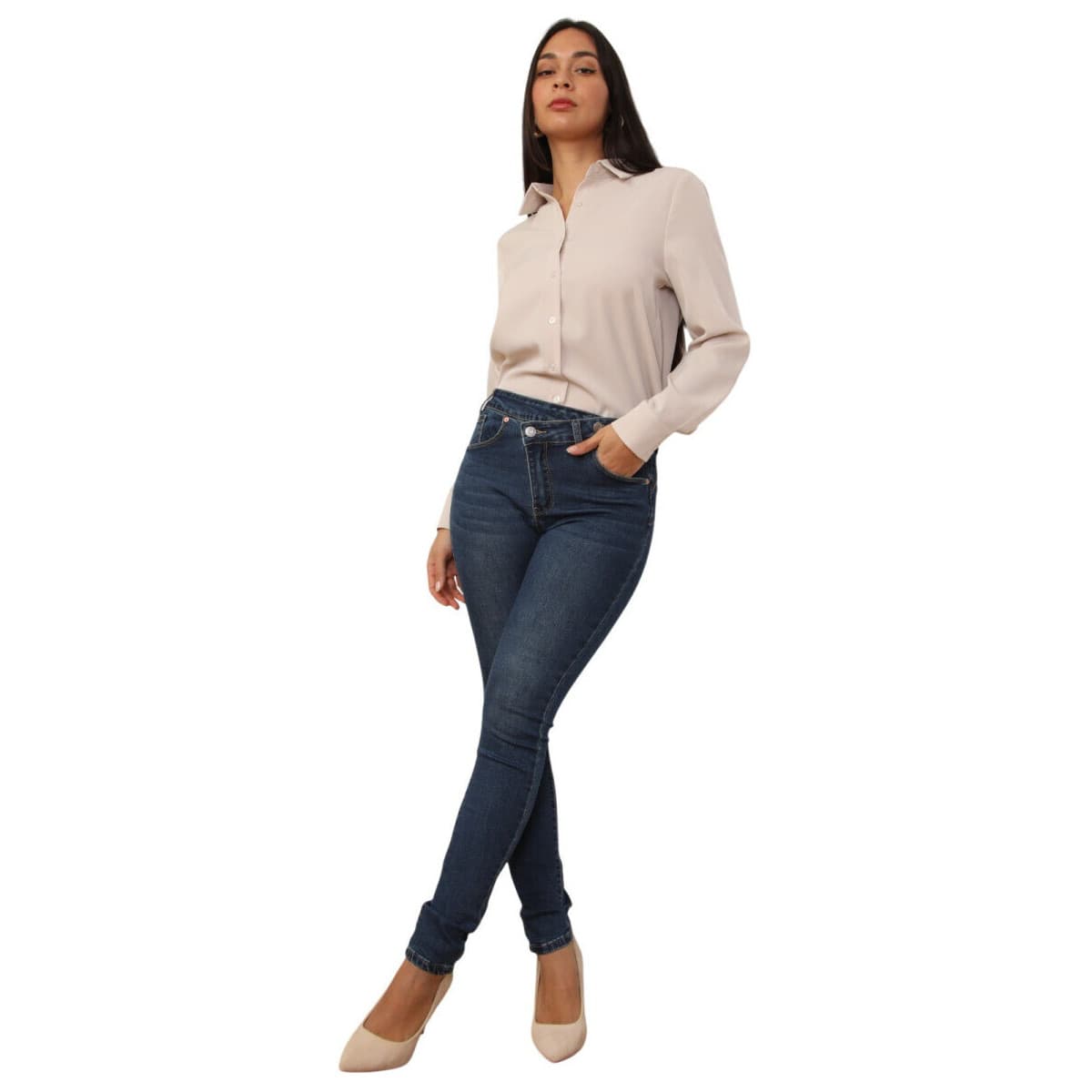 Skinny jeans La Modeuse 77199_P182864
