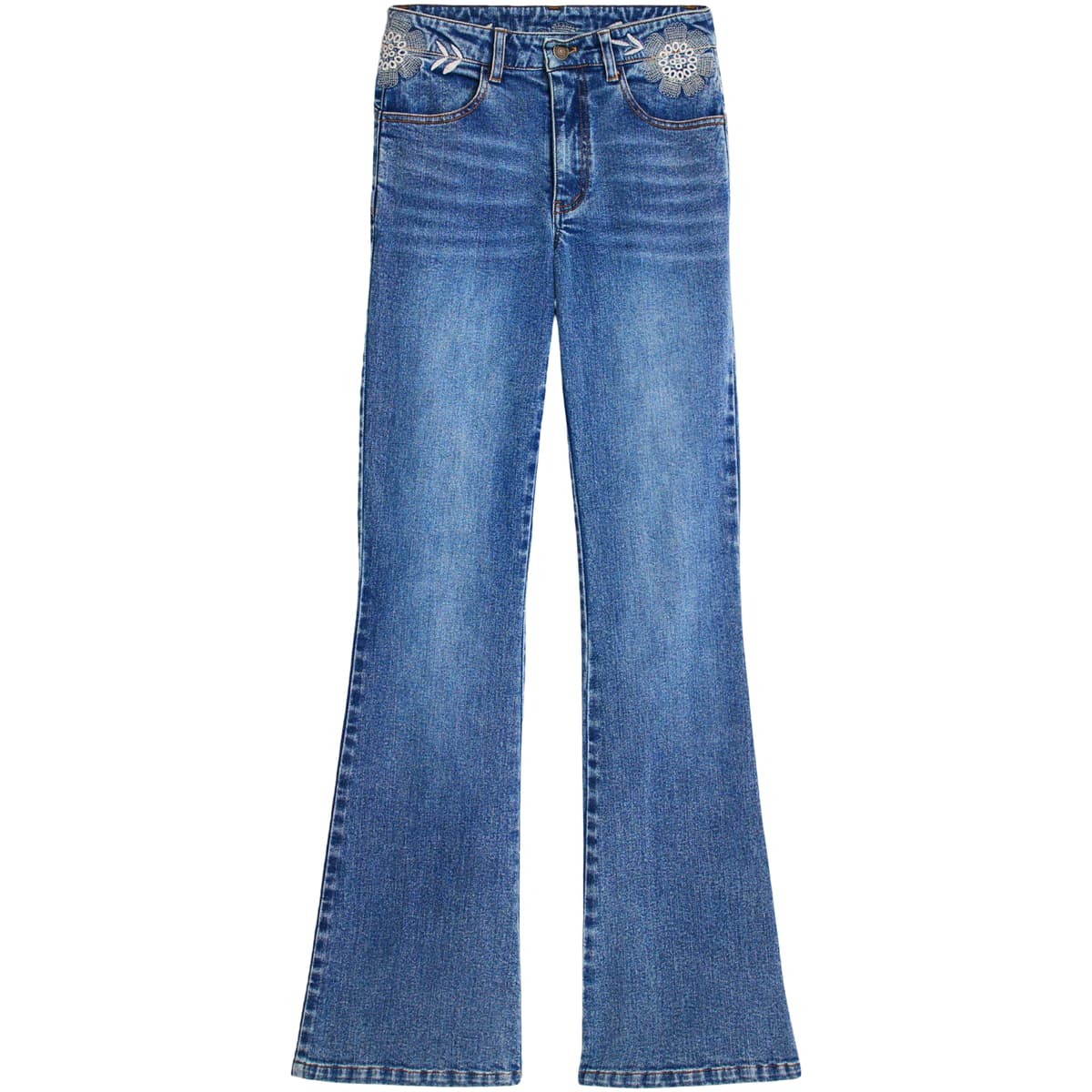 Jeans tapered / στενά τζην Desigual REPIRSE_DENIM_EMBRO 26SWDDX6