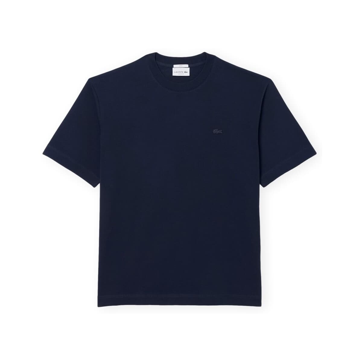 T-shirts & Polos Lacoste Heavy Jersey Loose Fit T-Shirt - Navy Blue