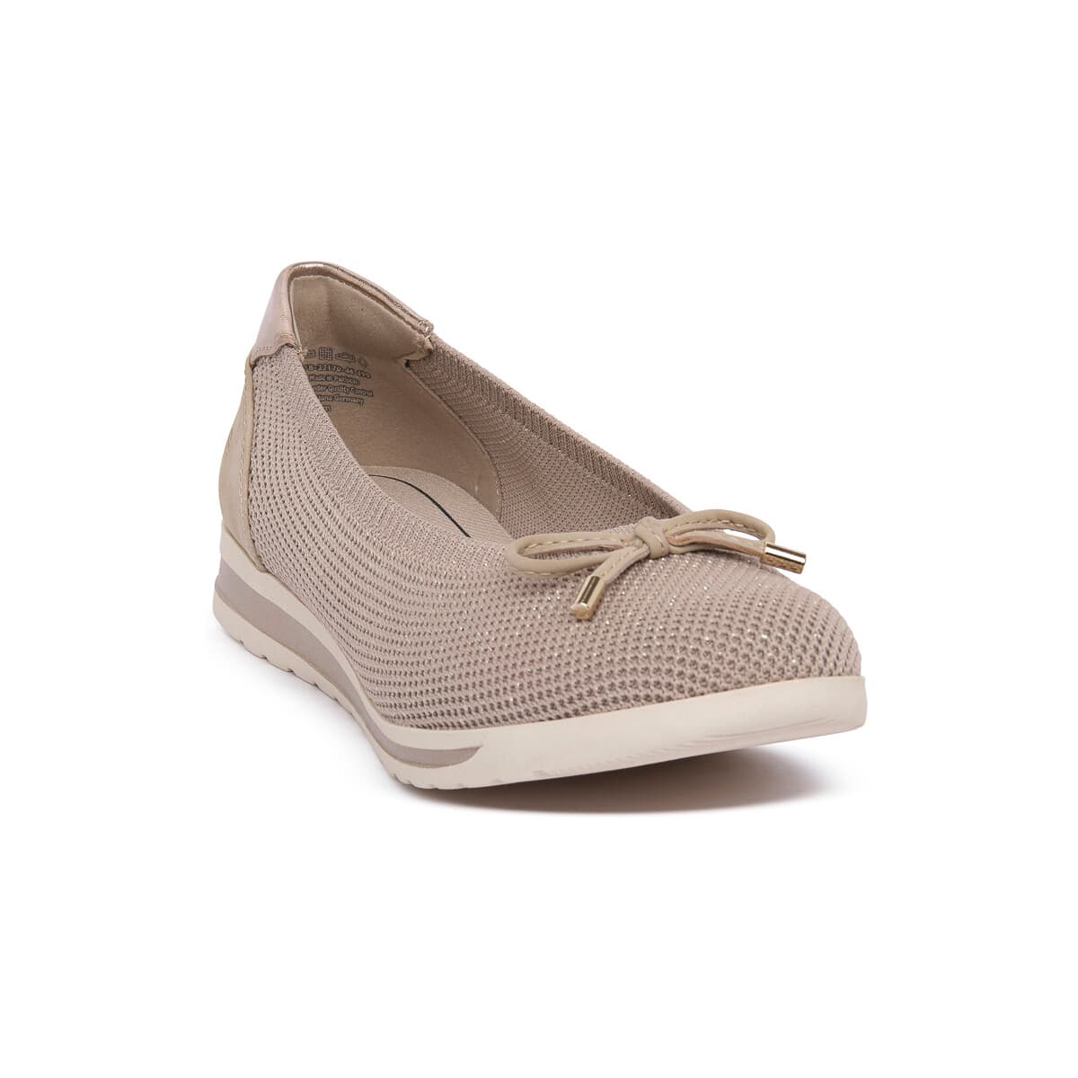 Μπαλαρίνες Jana BEIGE GOLD