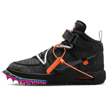 Ψηλά Sneakers Nike Air Force 1 Mid Off-White Clear Black