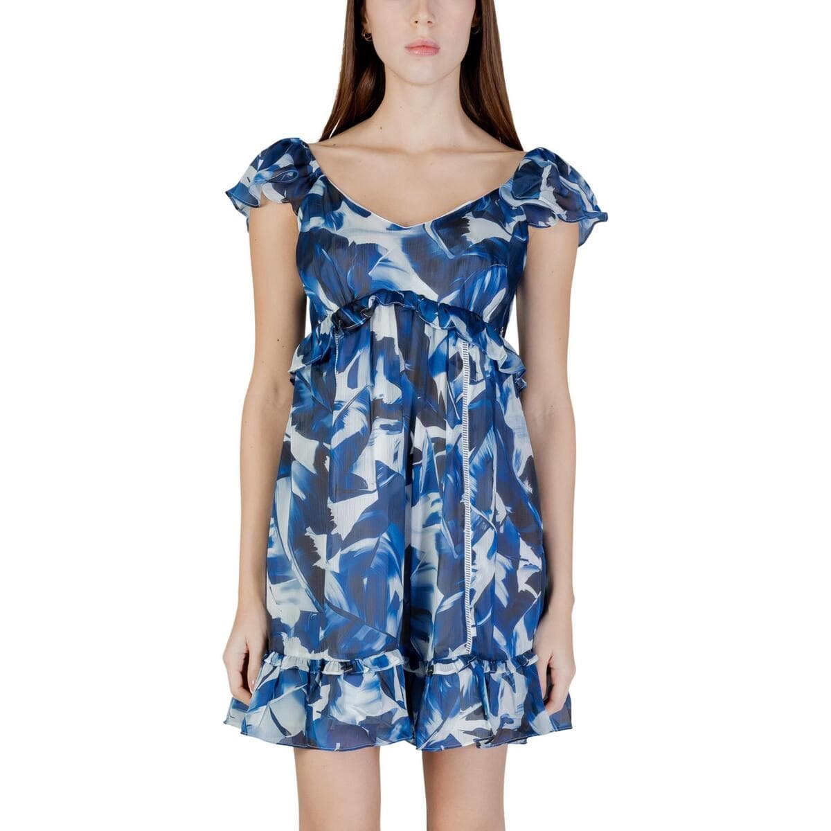 Κοντά Φορέματα Guess ORSOLA FLARE DRESS W6GK30 W1819