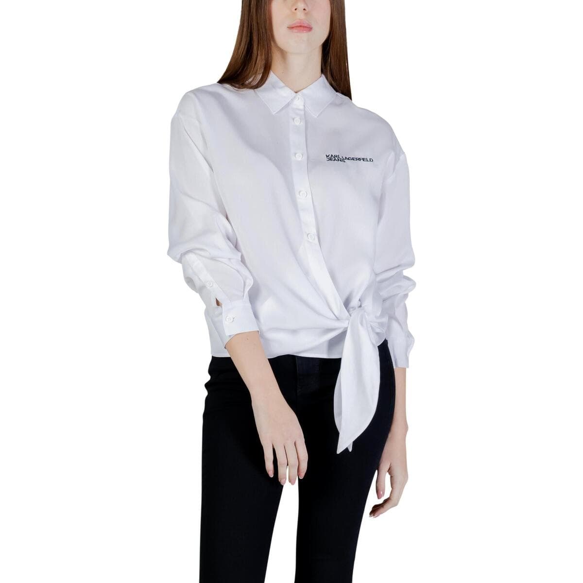 Πουκάμισα Karl Lagerfeld KLJ Tied Blouse B1W11026