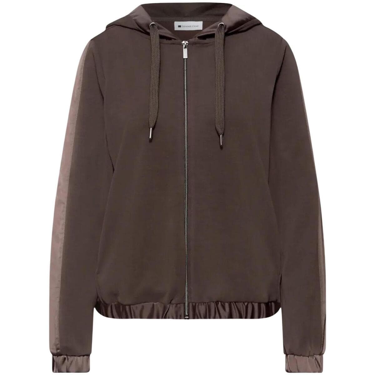 Ζακέτα Street One Short silk look hoody jacket 324537