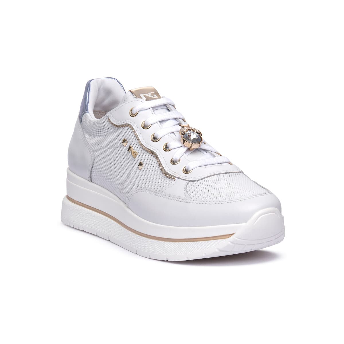 Xαμηλά Sneakers NeroGiardini NERO GIARDINI 707 SKIPPER BIANCO