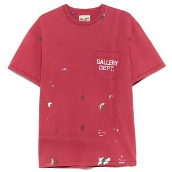 T-shirt με κοντά μανίκια gallery dept VINTAGE LOGO PAINTED TEE RED