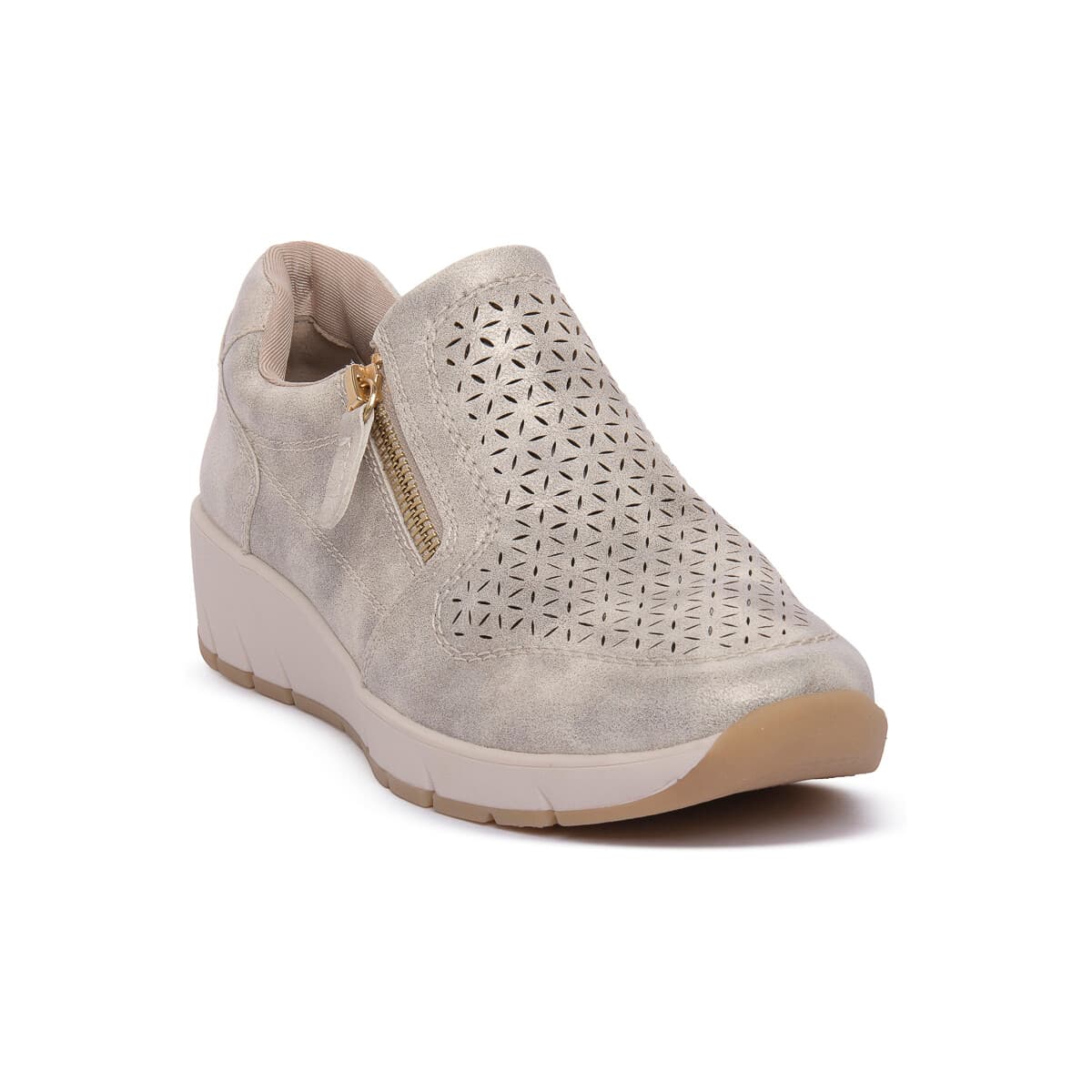 Xαμηλά Sneakers Jana BEIGE GOLD