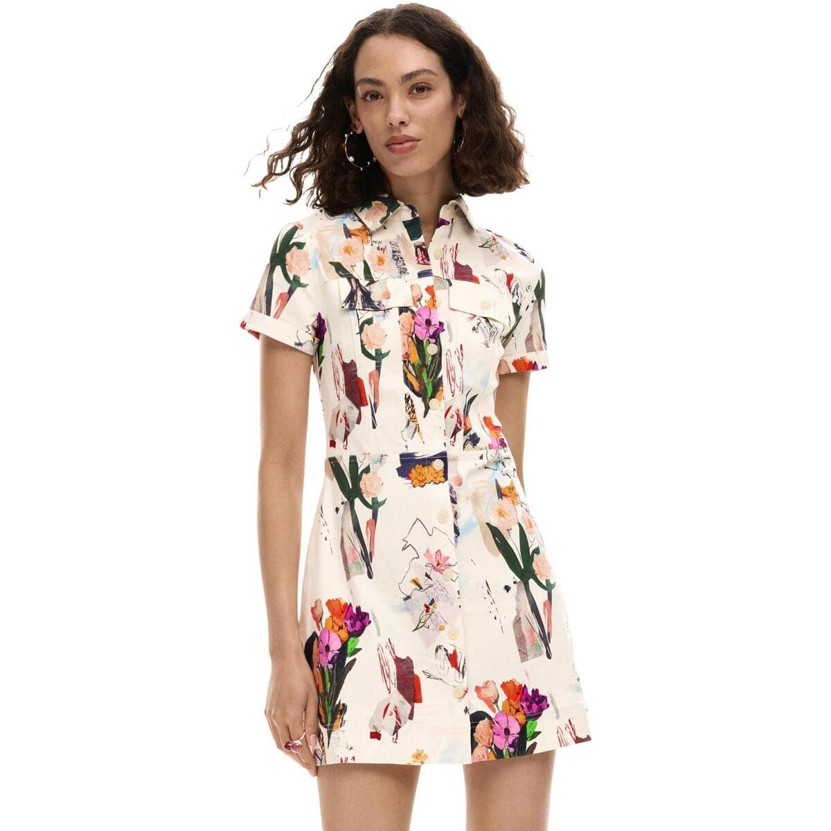 Κοντά Φορέματα Desigual VEST_FINI 26SWVW48