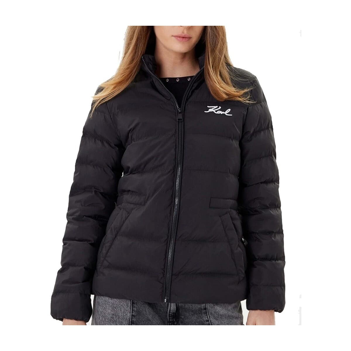 Χοντρό μπουφάν Karl Lagerfeld LIGHTWEIGHT PUFFER JACKET