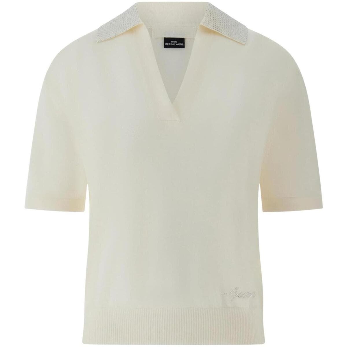 T-shirt με κοντά μανίκια Guess SS RHINESTONES POLO STORMI SWT W6GR03 Z0583