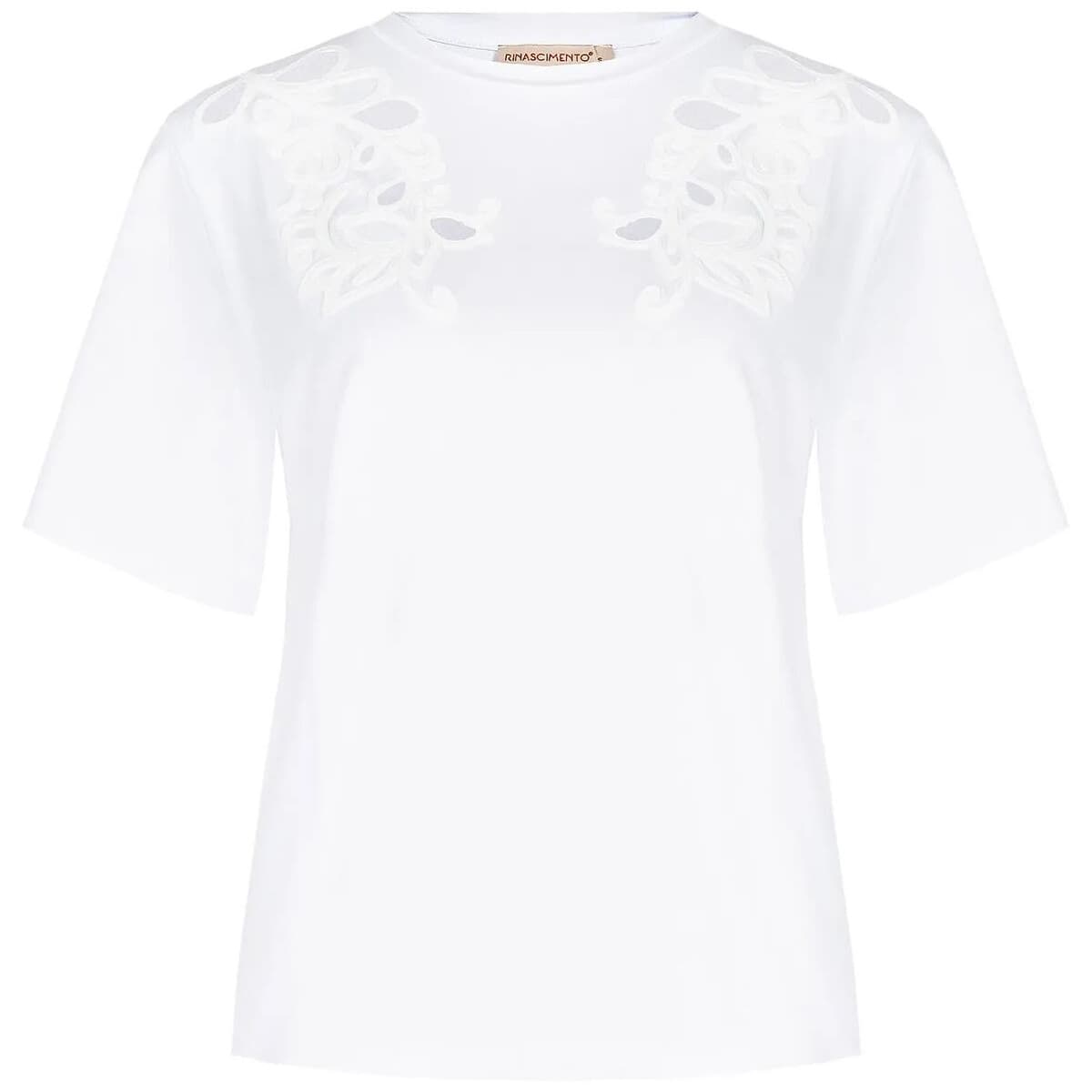 T-shirt με κοντά μανίκια Rinascimento CFC0127735003