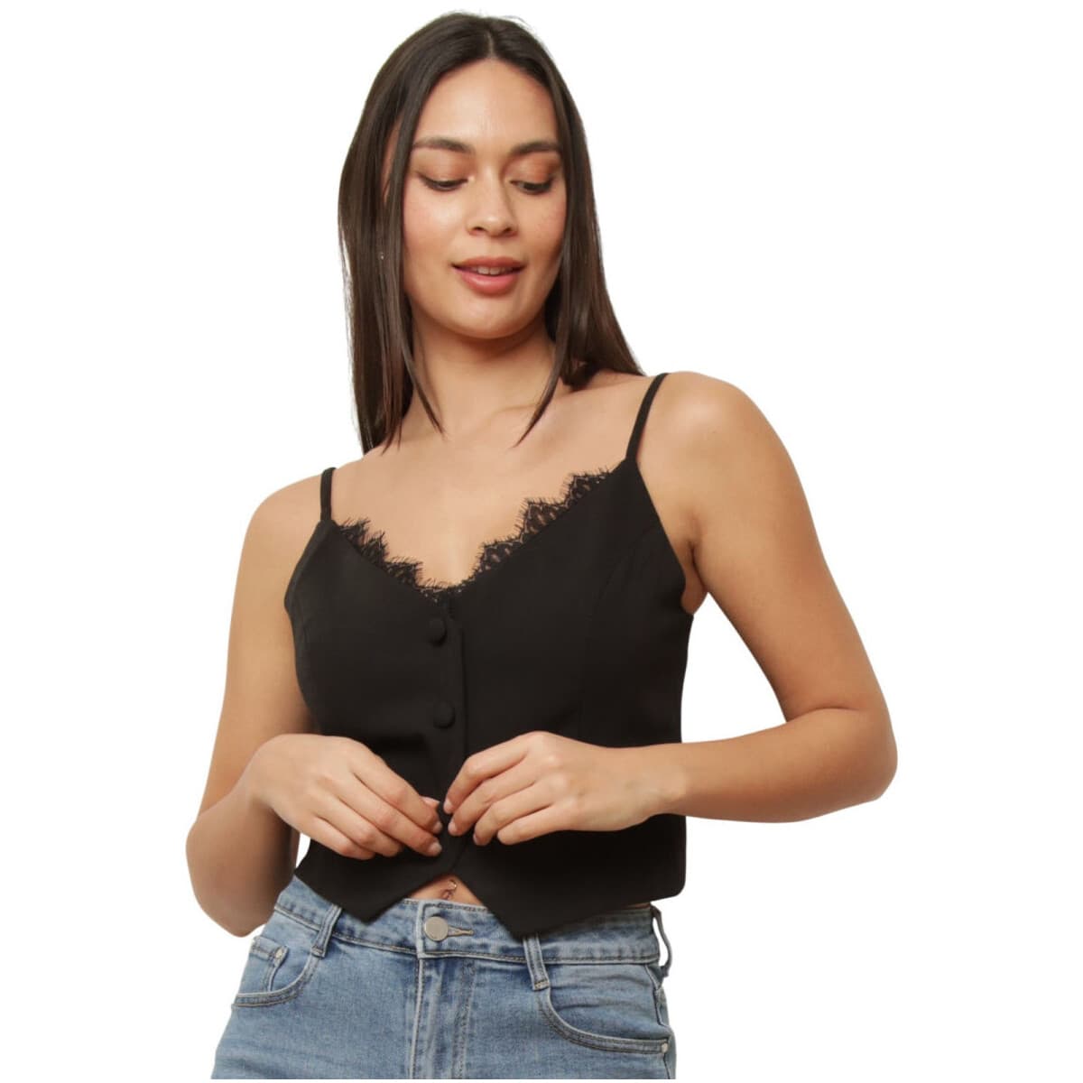 Αμάνικα/T-shirts χωρίς μανίκια La Modeuse 77431_P183464