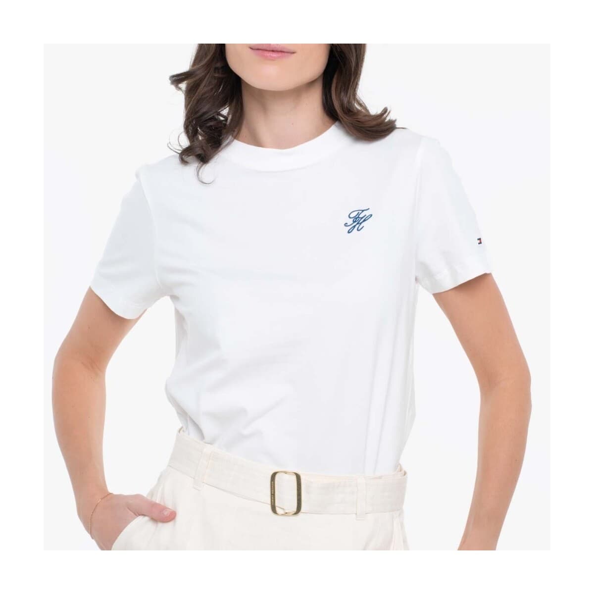 T-shirt με κοντά μανίκια Tommy Hilfiger WW0WW48699