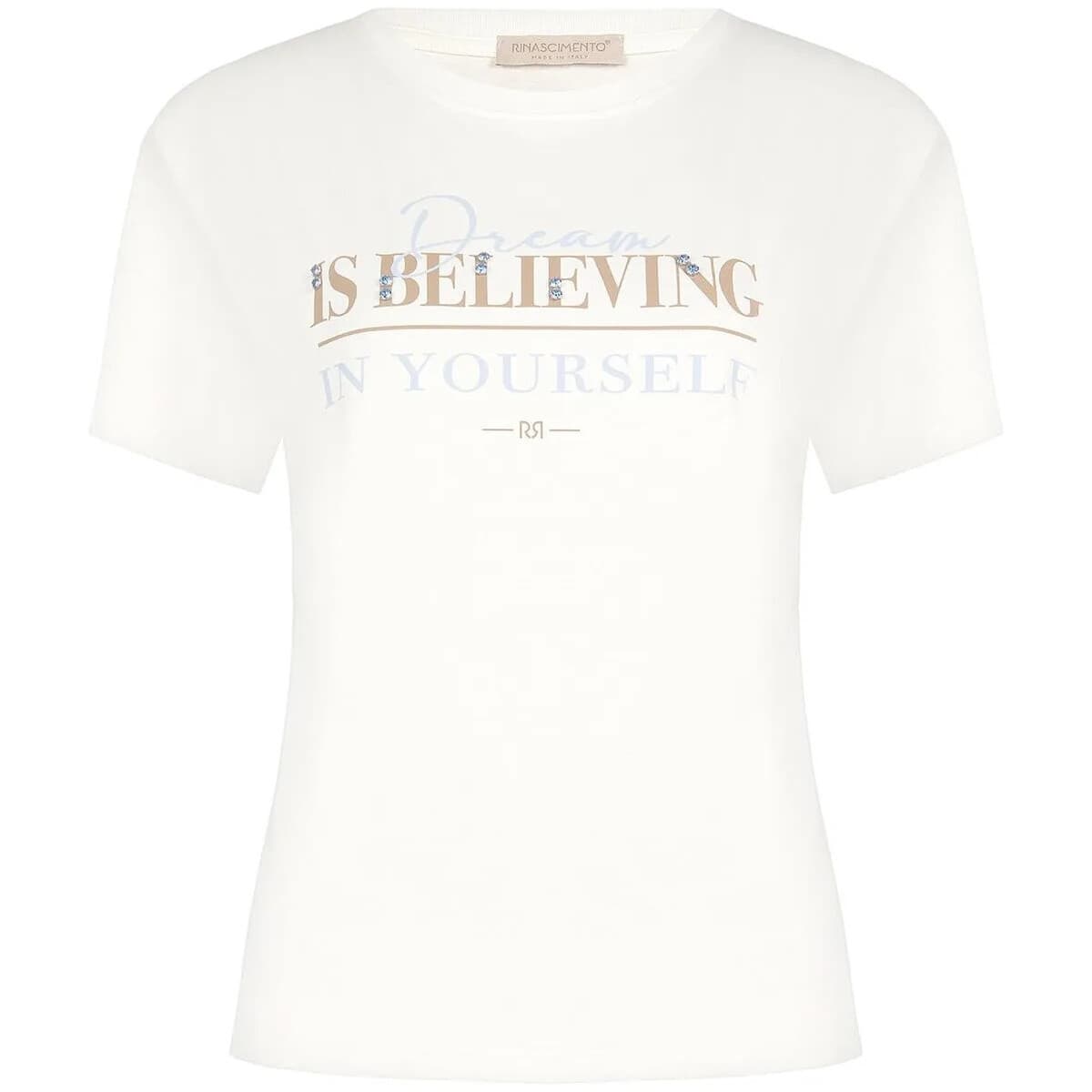 T-shirt με κοντά μανίκια Rinascimento CFC0128561003