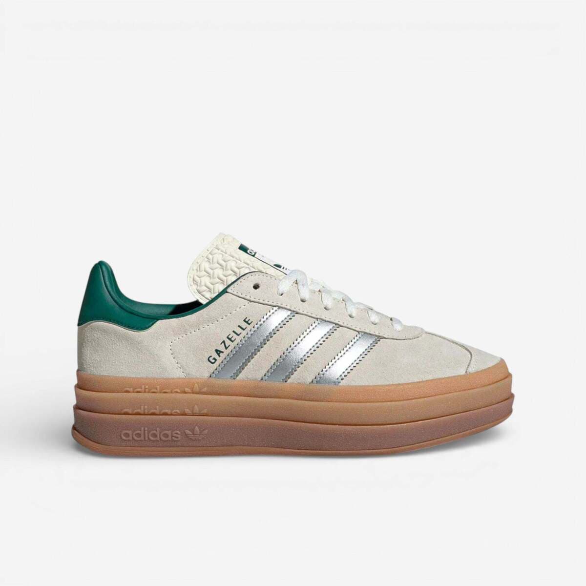 Xαμηλά Sneakers adidas Gazelle Bold Off White Collegiate Green (Women's)