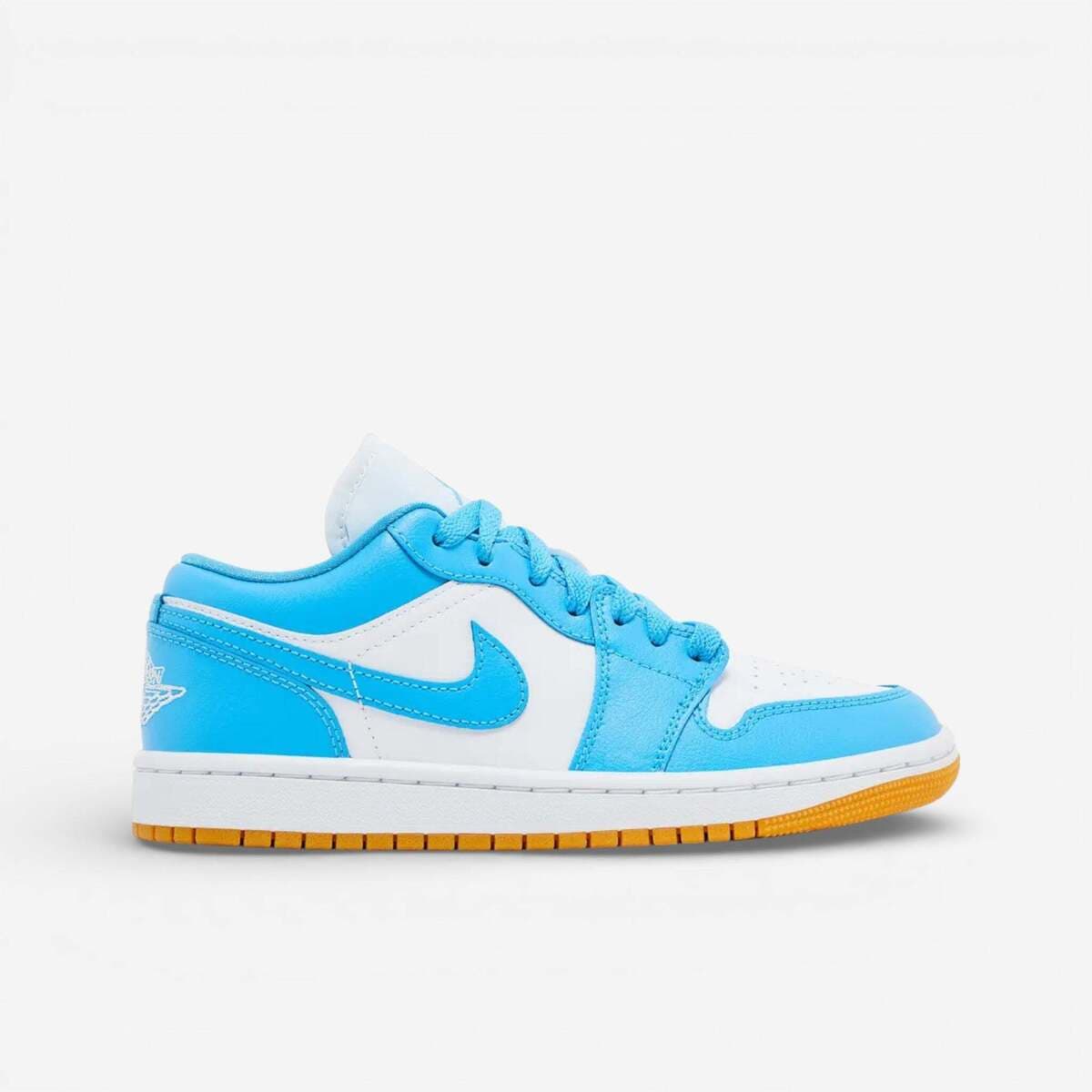 Xαμηλά Sneakers Nike Jordan 1 Low White Gum Light Brown Dark Powder Blue (Women's)