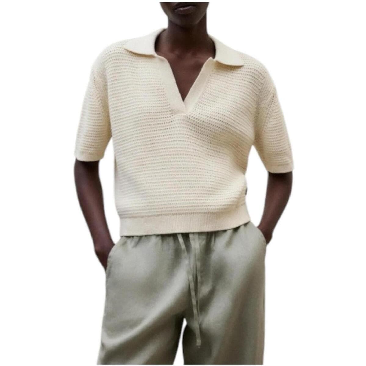 Πόλο με κοντά μανίκια Ecoalf MCWGAKNANNA00649S26