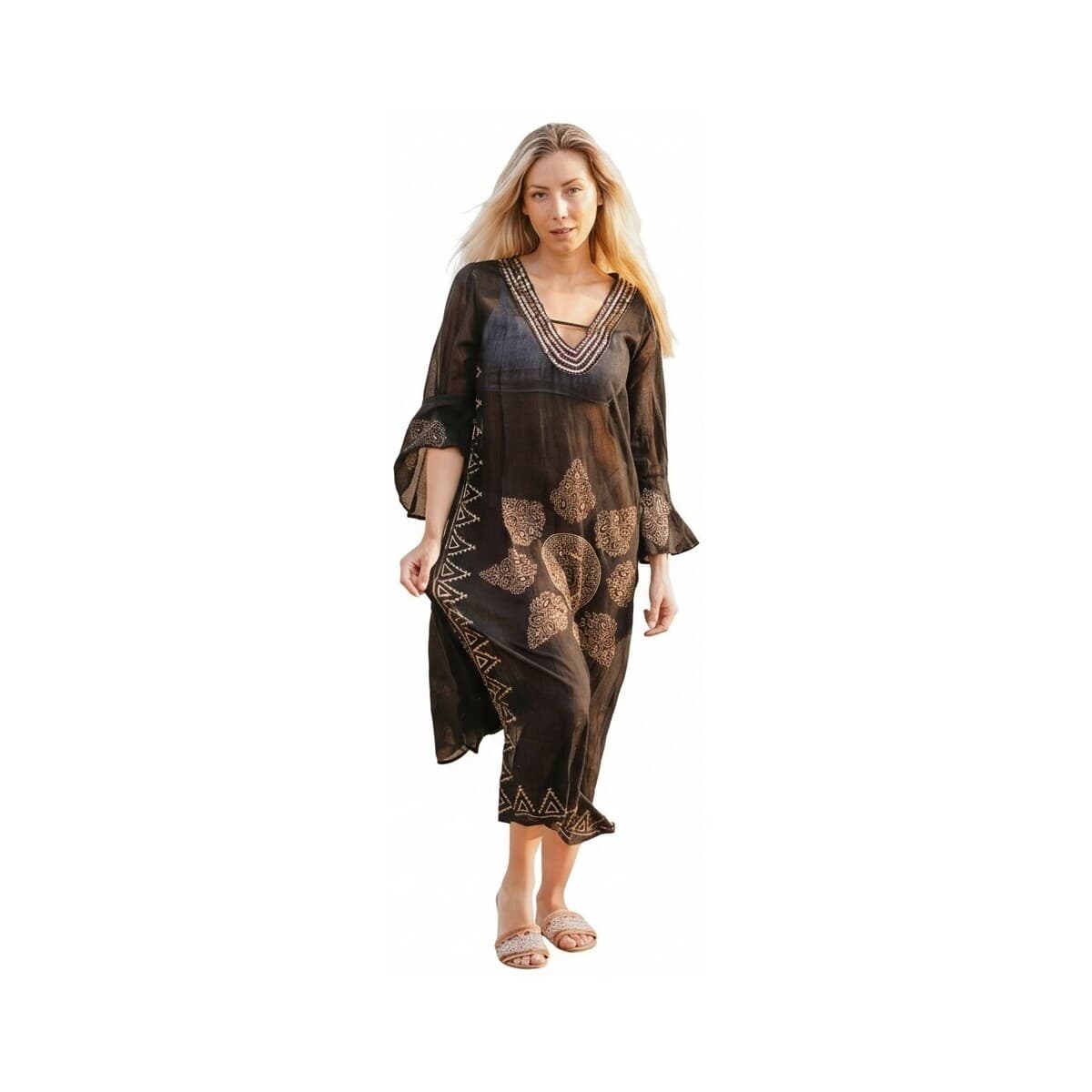 Παρεό Isla Bonita By Sigris Μακρύ Φόρεμα Μίντι