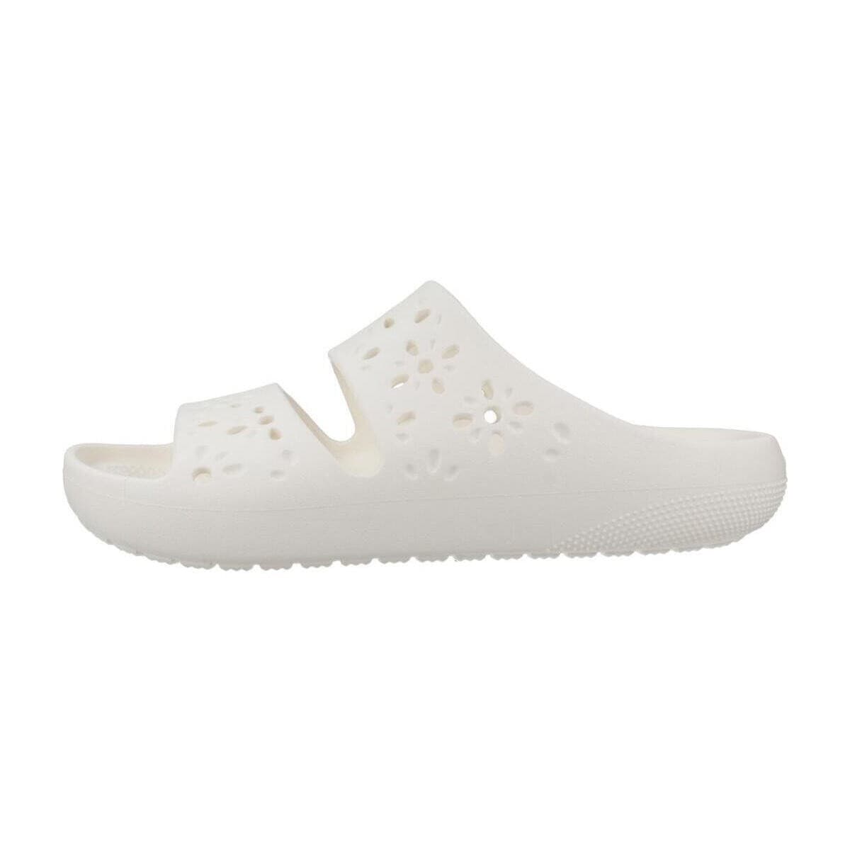 σαγιονάρες Crocs CLASSIC FLORAL CUT OUT SAND