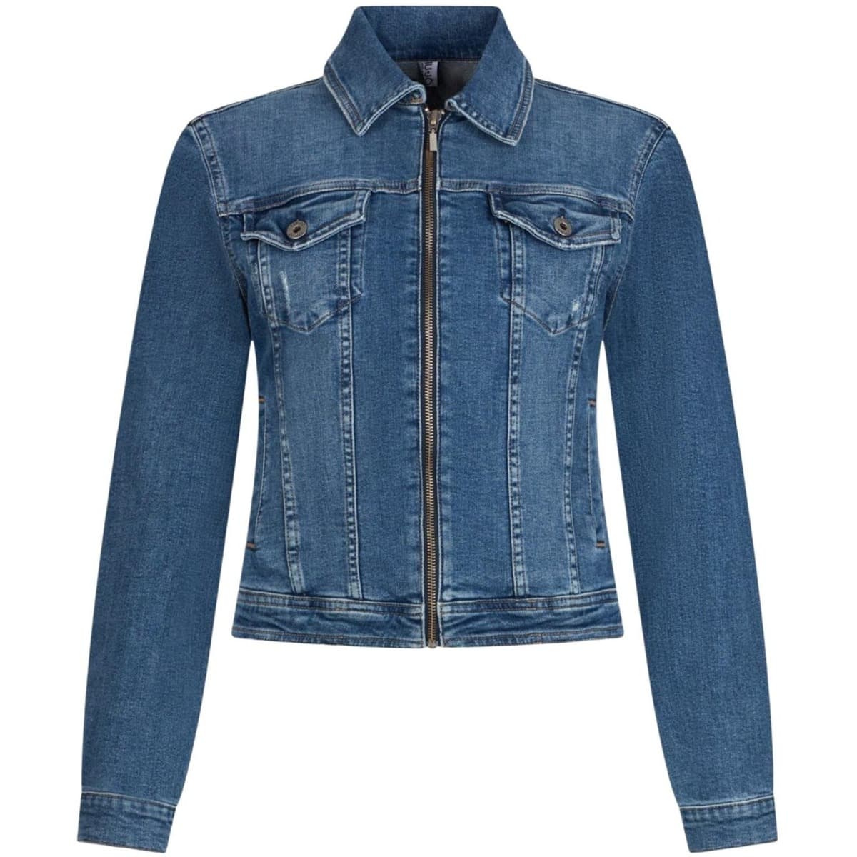 Τζιν Μπουφάν/Jacket Liu Jo ECS GIUBBINO RIDER ZIP UA6176 DS057