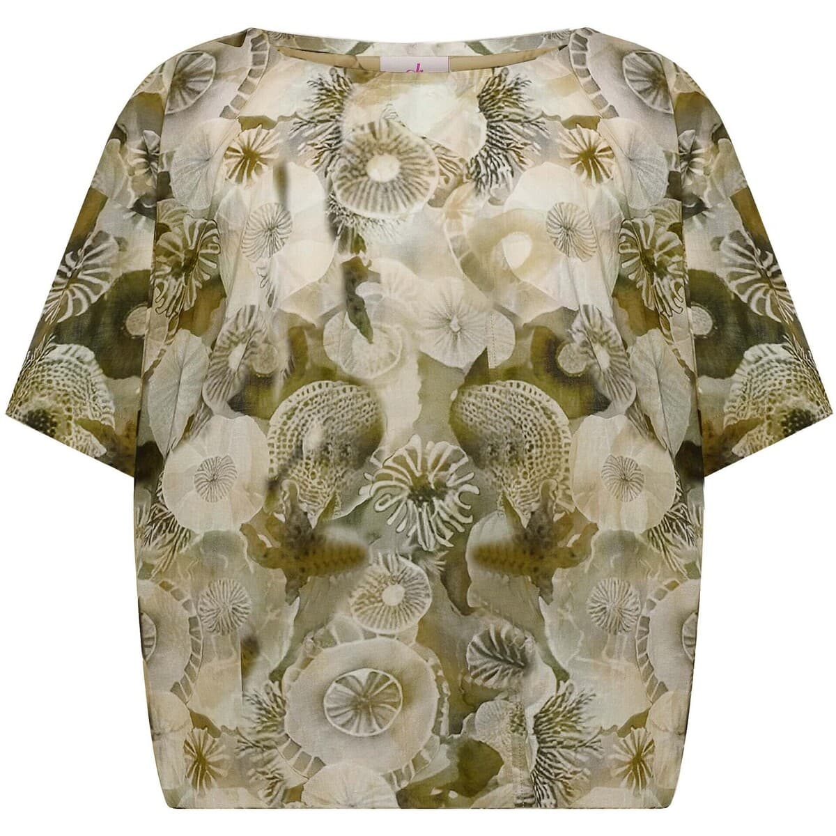 Μπλούζα Deha Allover Cotton Muslin Top