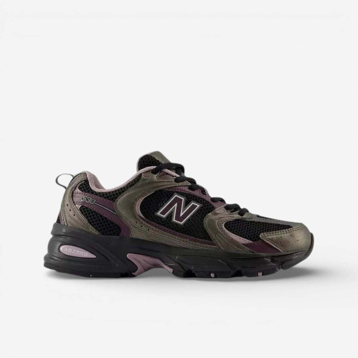 Xαμηλά Sneakers New Balance 530 Black Metallic Plum Brown