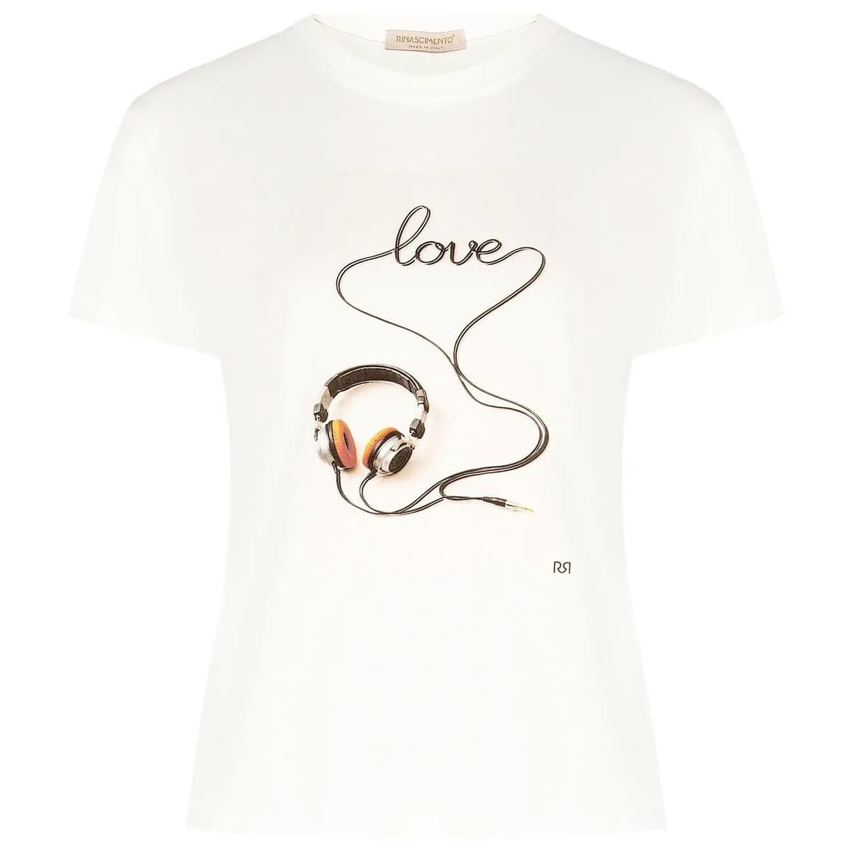 T-shirt με κοντά μανίκια Rinascimento CFC0129414003