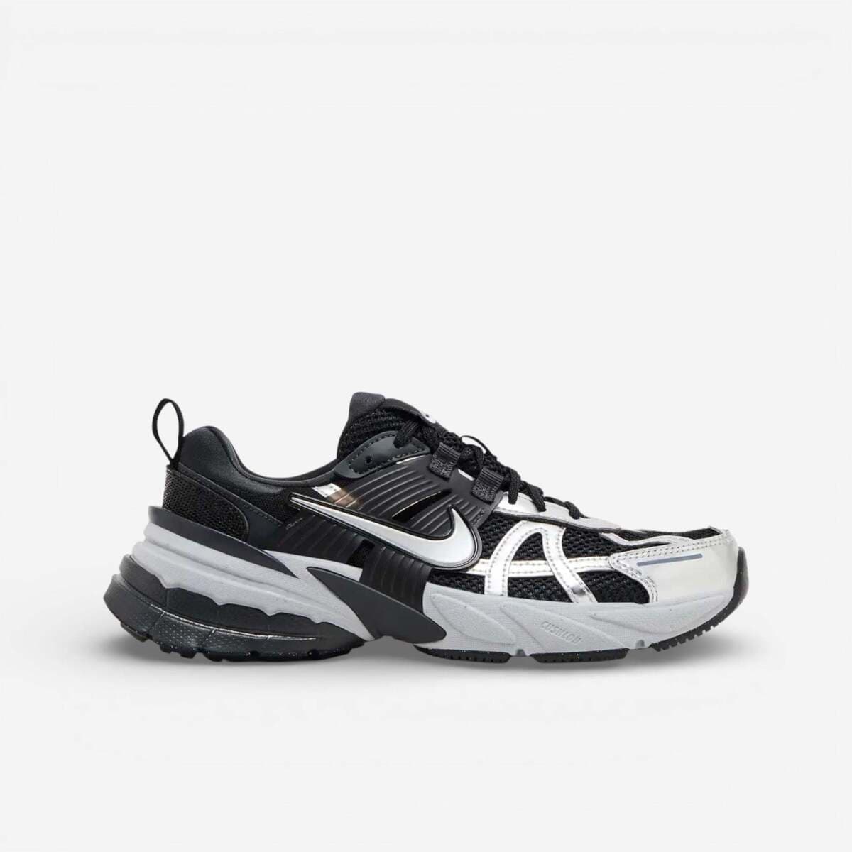 Sneakers Nike V2K Run Black Metallic Silver (Women's)